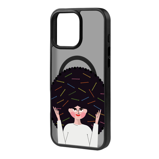 TANGLES OF HAPPINESS-Blur Kılıf MagSafe Özellikli - iPhone 12