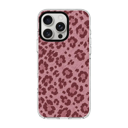 CHERRY LEOPARD-Clear Kılıf MagSafe Özellikli - iPhone 15 Pro Max