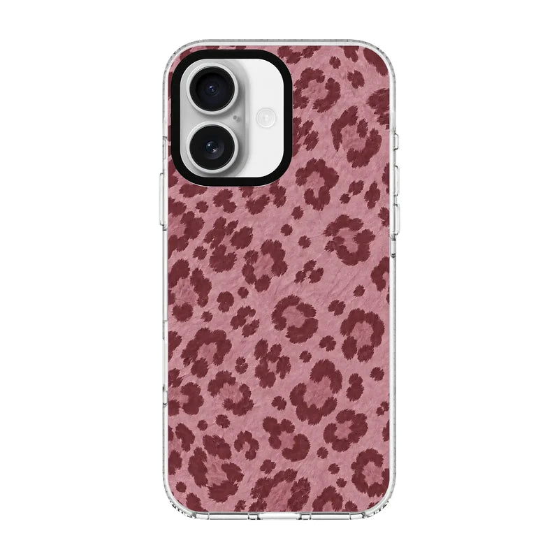 CHERRY LEOPARD-Clear Kılıf MagSafe Özellikli - iPhone 16
