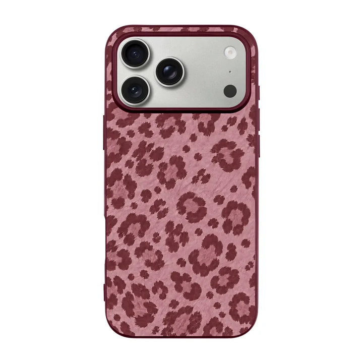CHERRY LEOPARD-Ultra Silikon Kılıf-iPhone 18 Pro Max