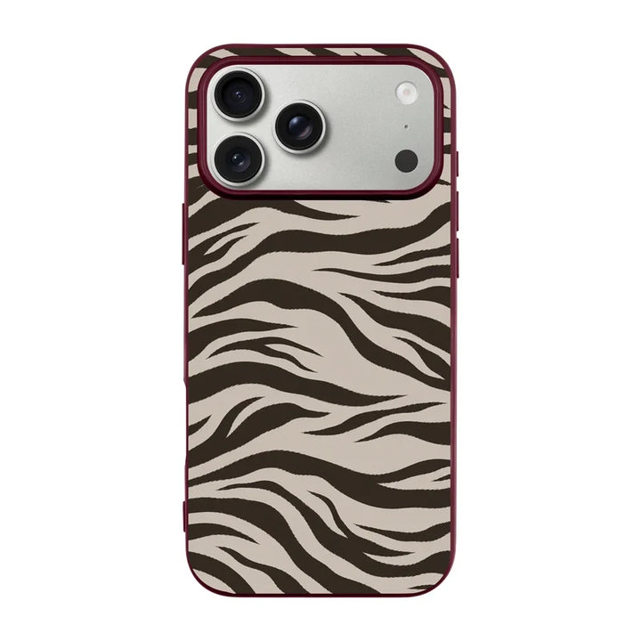 ESPRESSO ZEBRA-Ultra Silikon Kılıf-iPhone 17 Pro