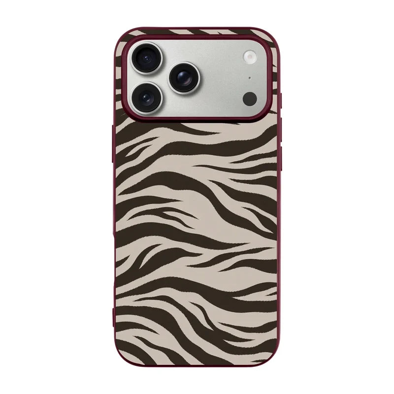 ESPRESSO ZEBRA-Ultra Silikon Kılıf-iPhone 17 Pro Max