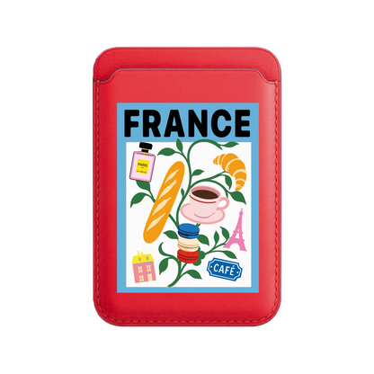 I AM FRENCH-Leather Kartlık
