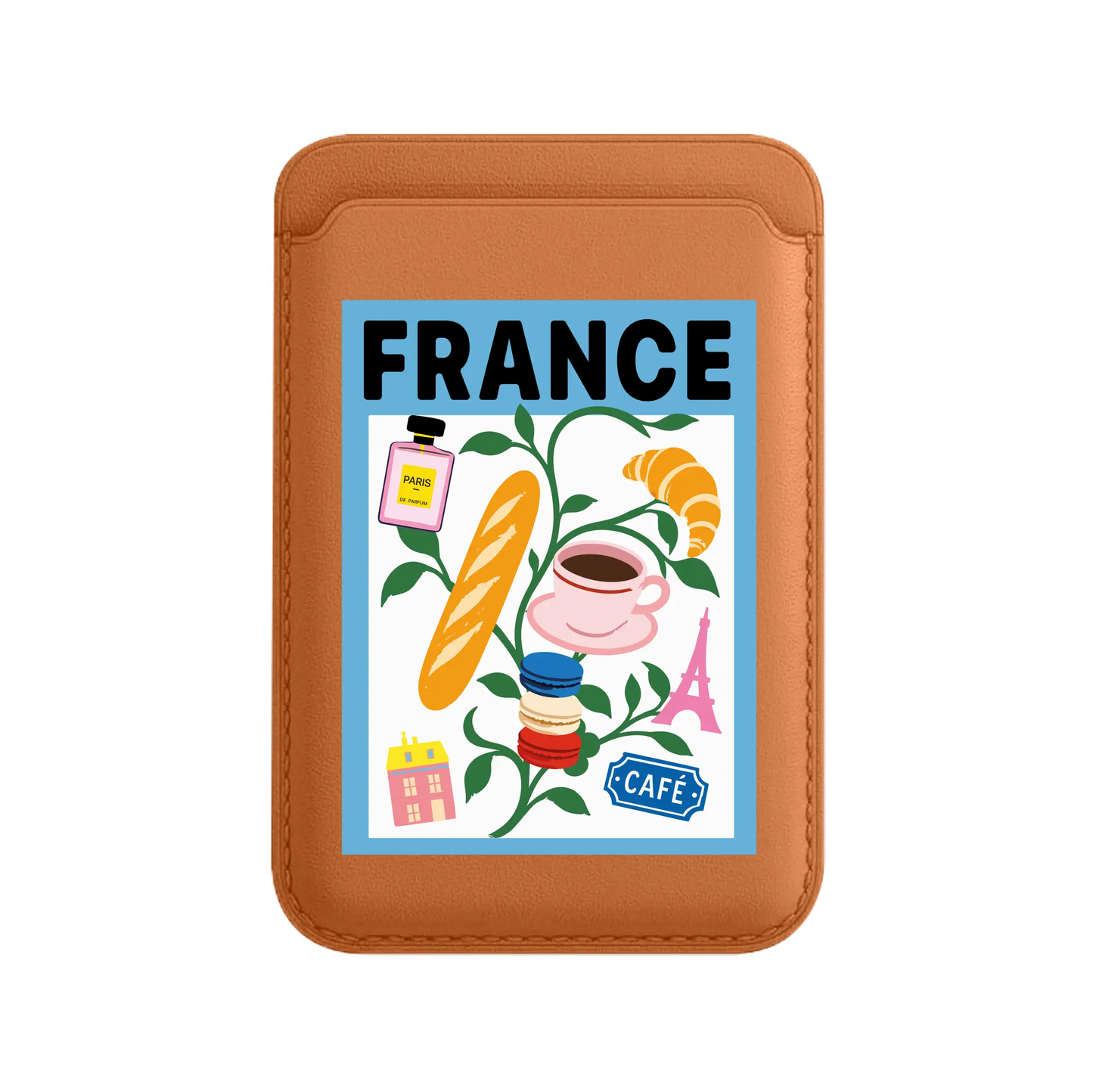 I AM FRENCH-Leather Kartlık