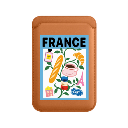 I AM FRENCH-Leather Kartlık