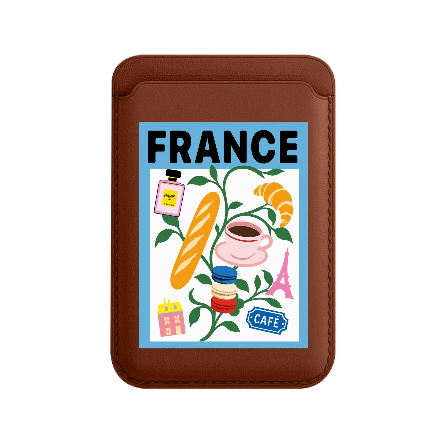 I AM FRENCH-Leather Kartlık