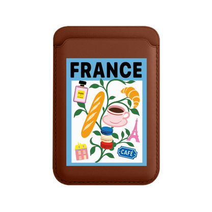 I AM FRENCH-Leather Kartlık