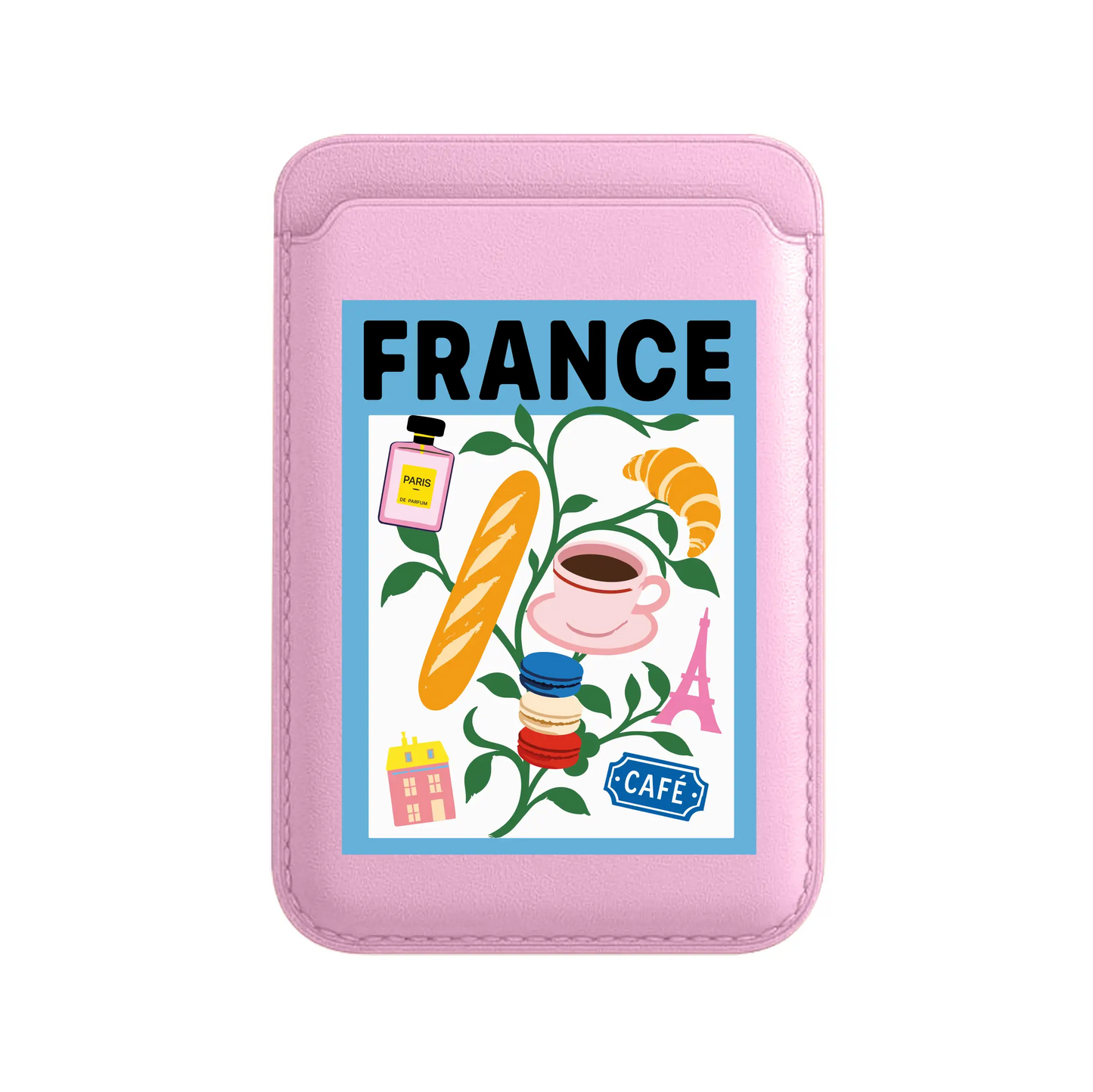 I AM FRENCH-Leather Kartlık
