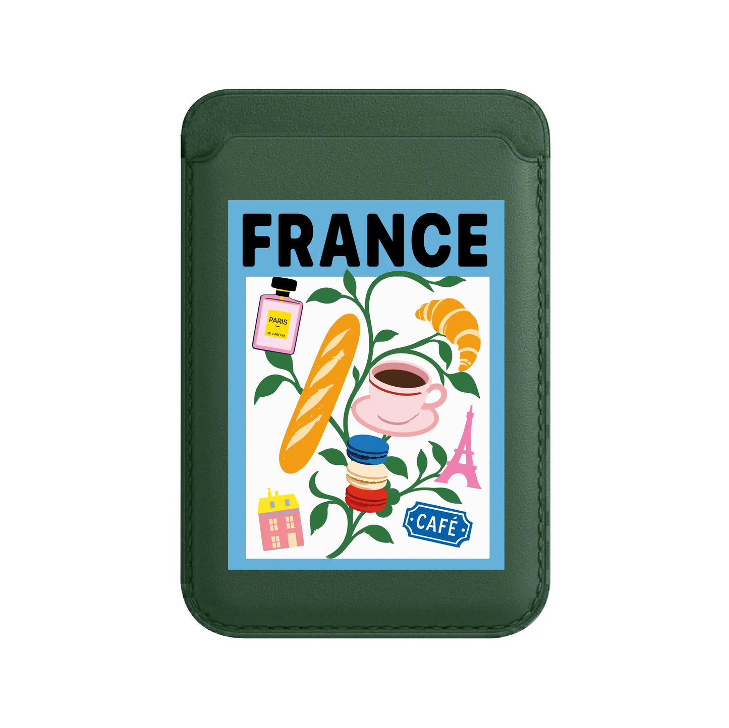 I AM FRENCH-Leather Kartlık