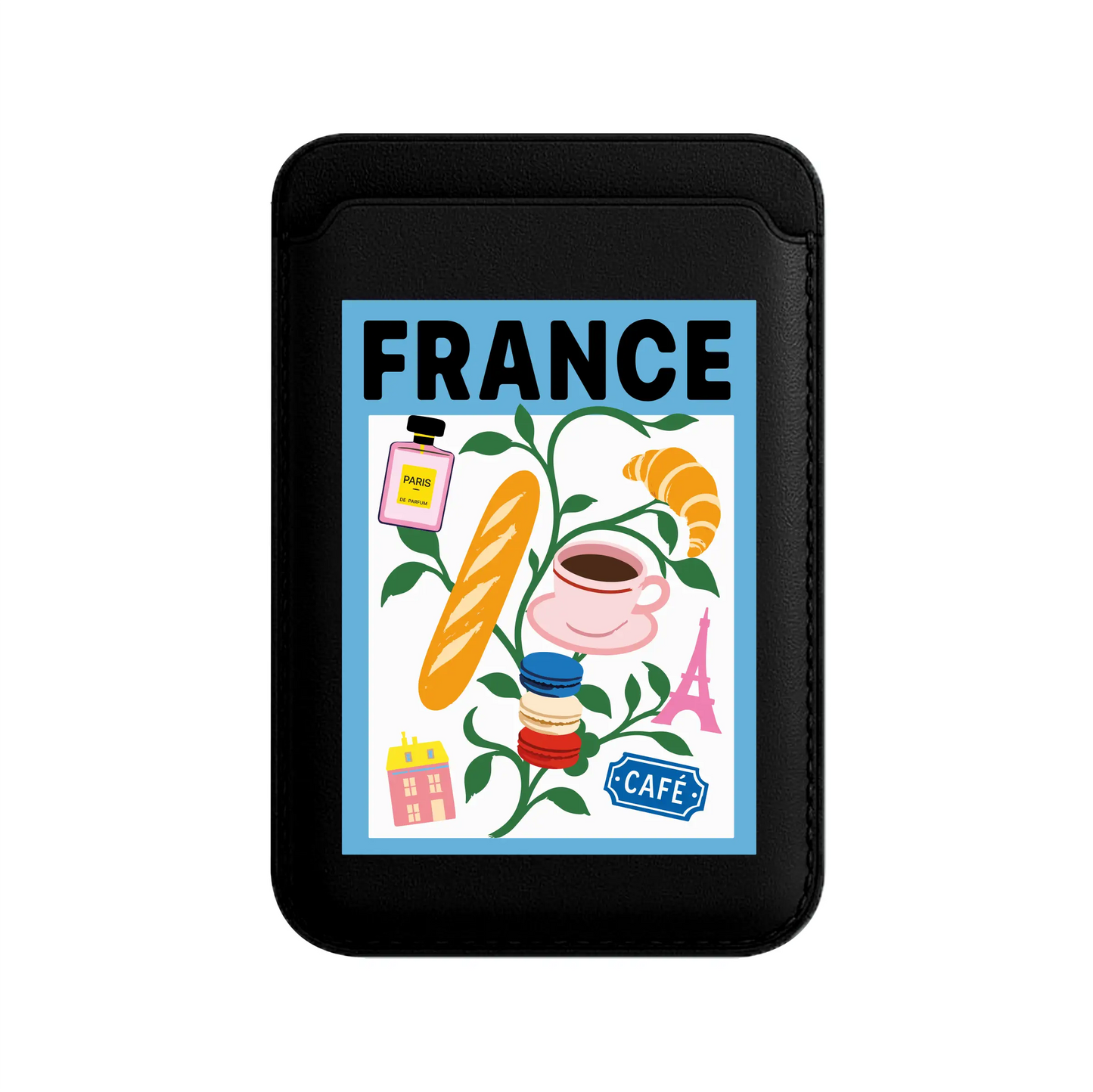 I AM FRENCH-Leather Kartlık