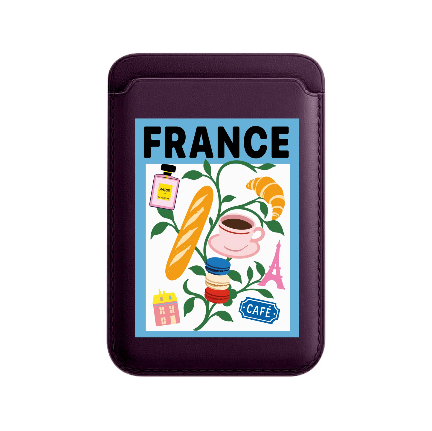 I AM FRENCH-Leather Kartlık