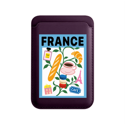 I AM FRENCH-Leather Kartlık