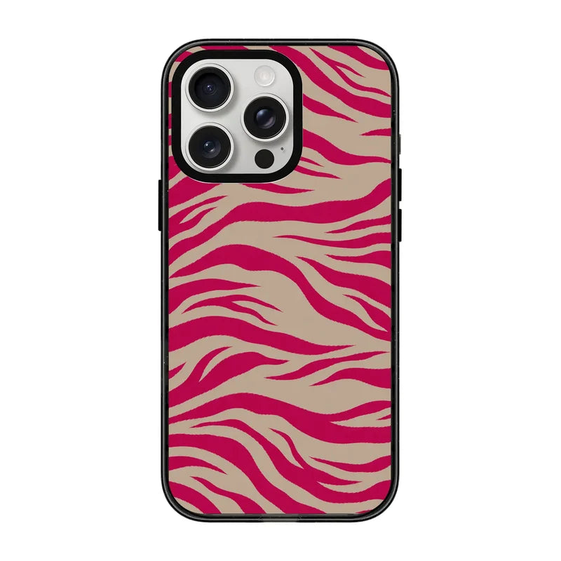 FUCHSIA ZEBRA-Power Kılıf - iPhone 12 Pro