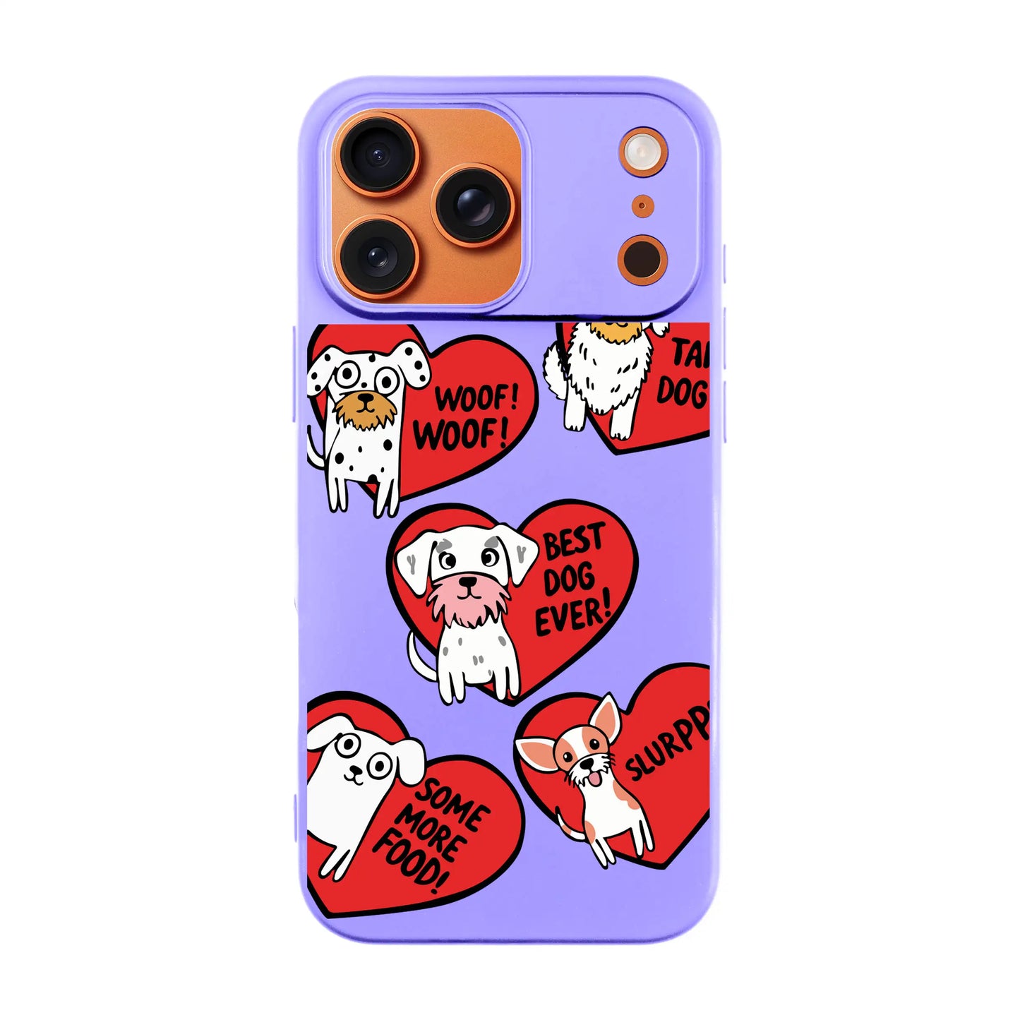 DOGS WITH HEARTS-Ultra Silikon Kılıf-iPhone 17 Pro Max