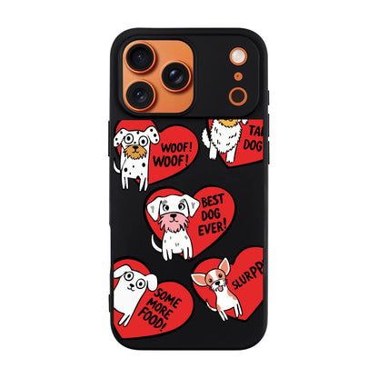 DOGS WITH HEARTS-Ultra Silikon Kılıf-iPhone 17 Pro