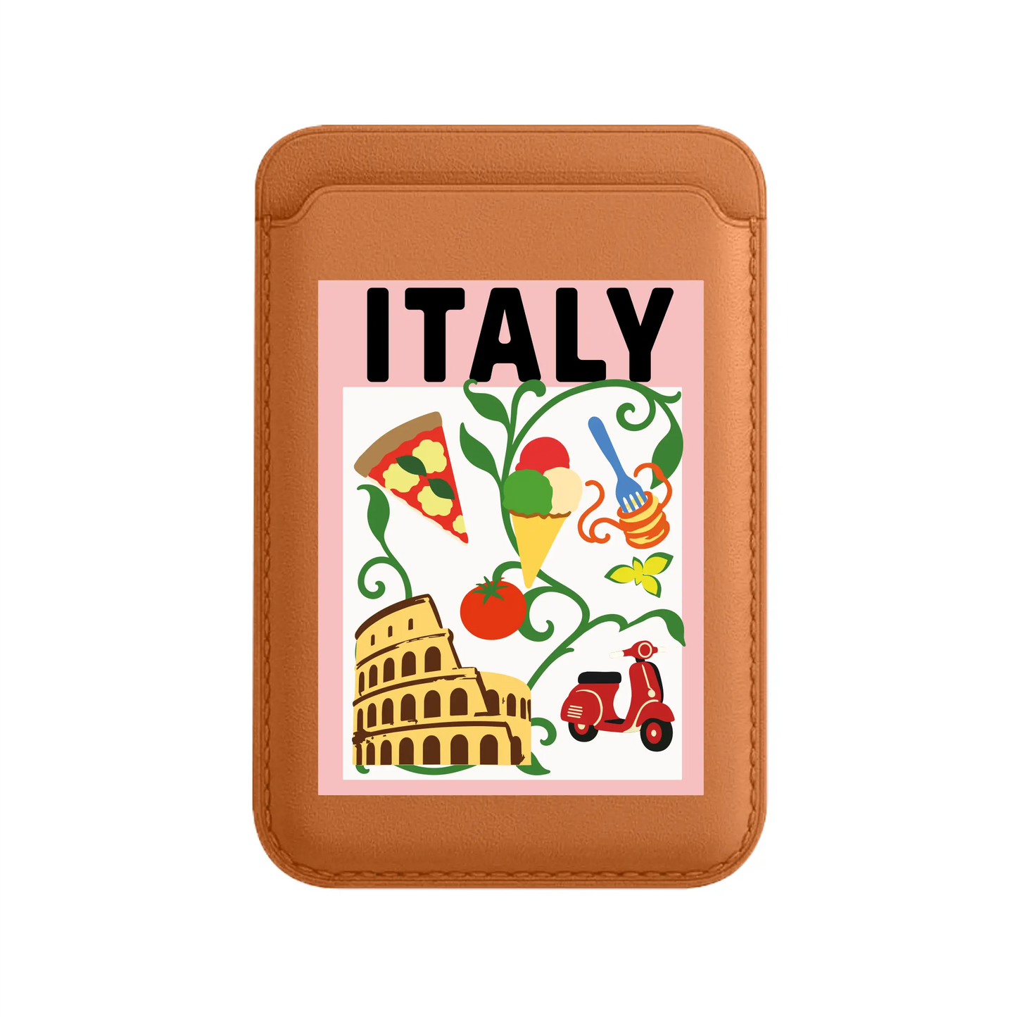 I AM ITALIAN-Leather Kartlık