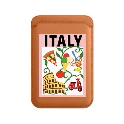 I AM ITALIAN-Leather Kartlık