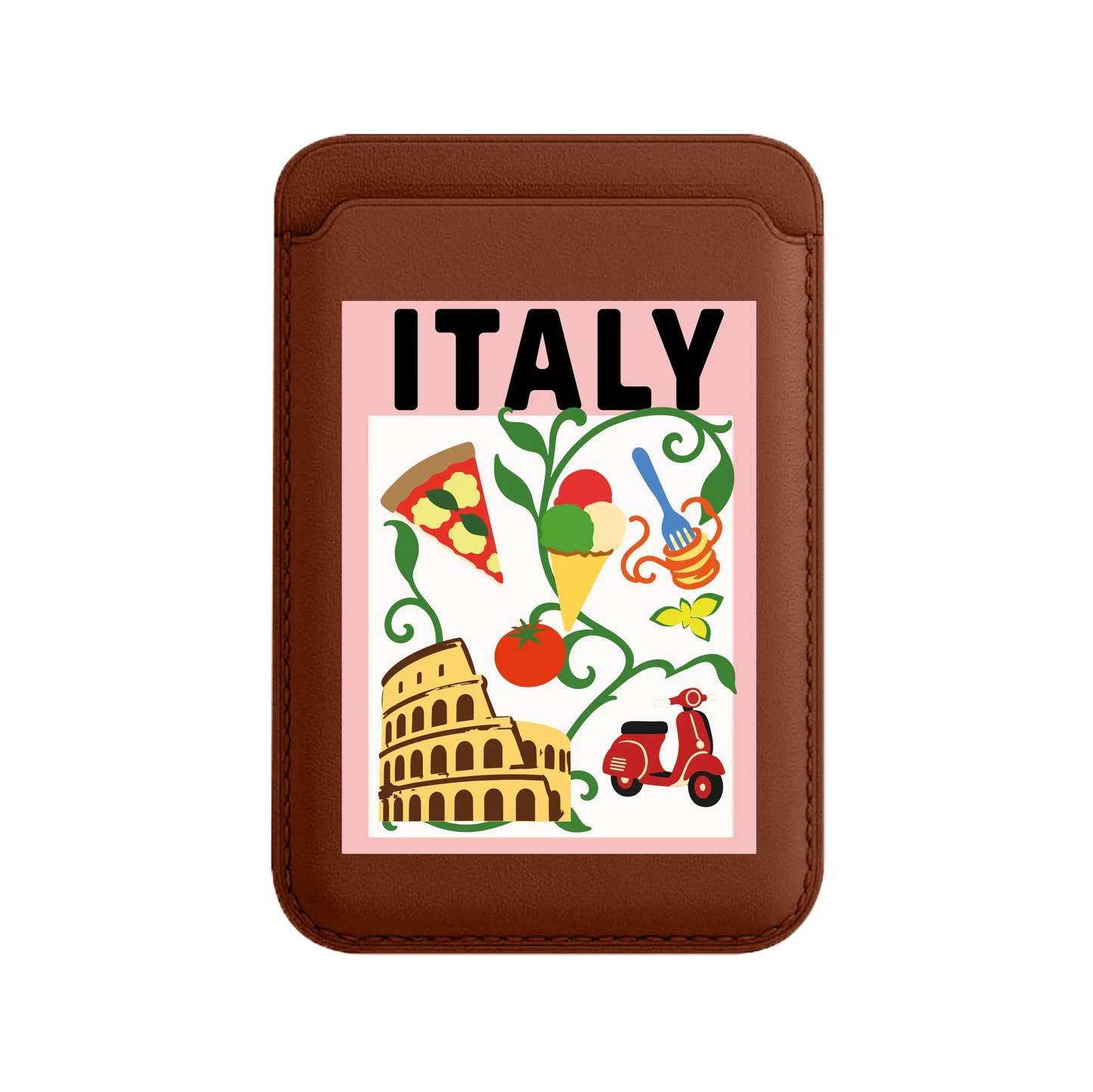 I AM ITALIAN-Leather Kartlık