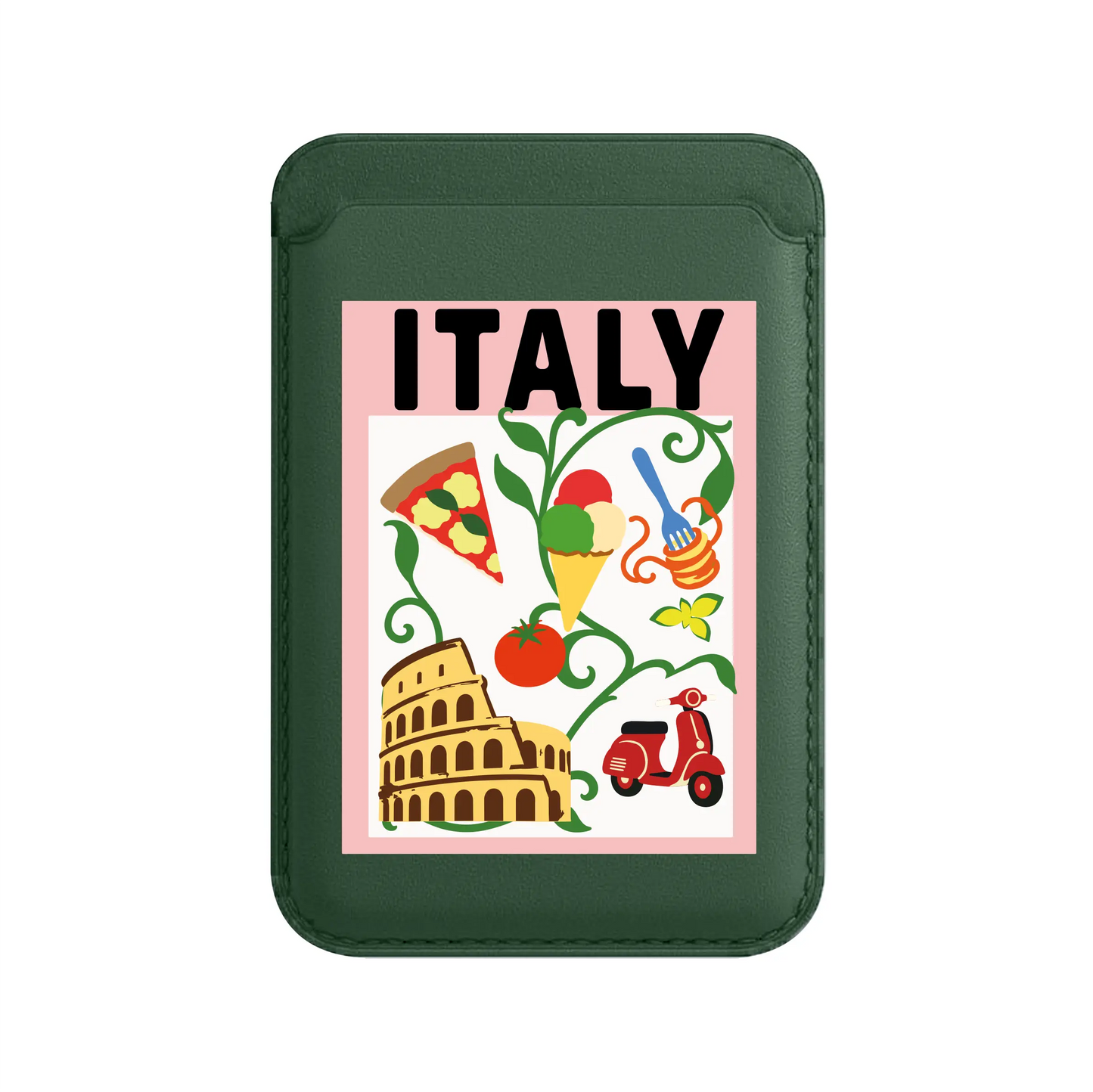 I AM ITALIAN-Leather Kartlık