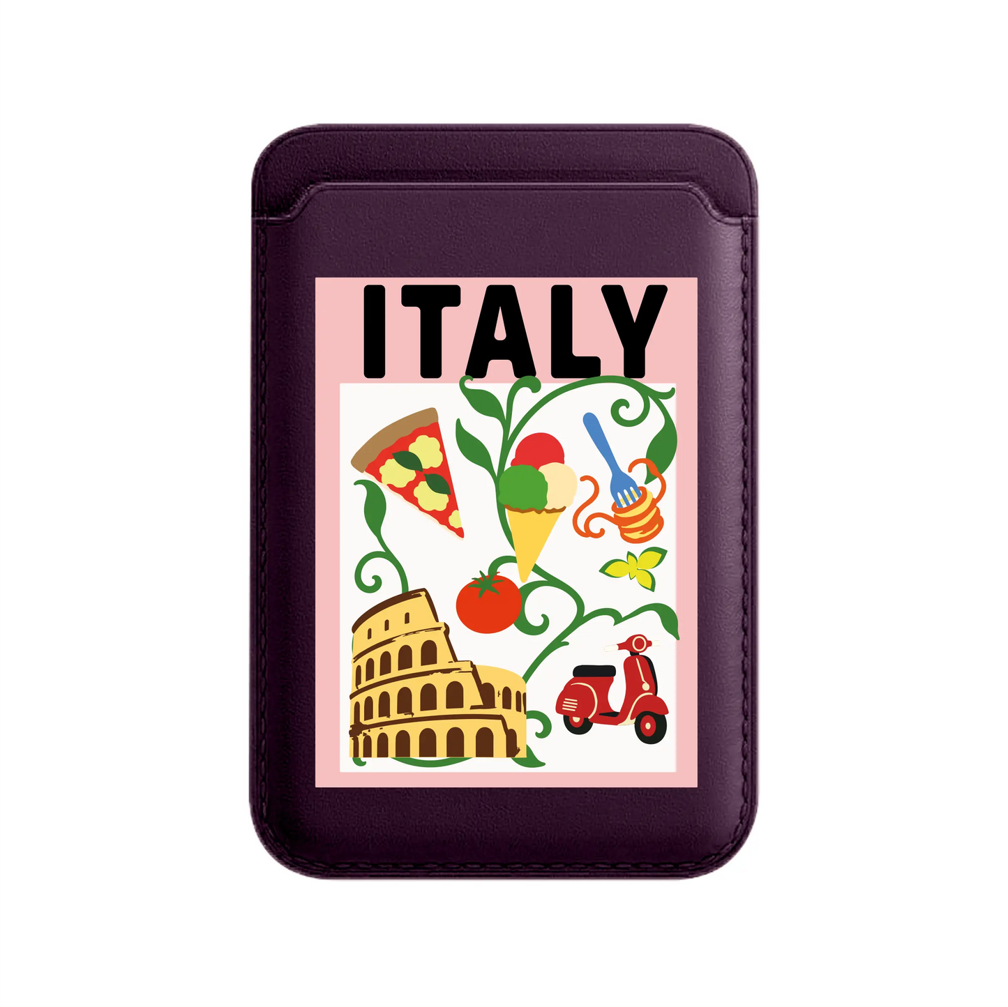 I AM ITALIAN-Leather Kartlık