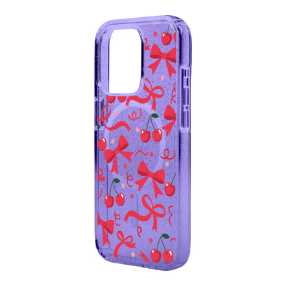 CHERRY RIBBON-Shiny Kılıf MagSafe Özellikli - iPhone 14 Pro Max