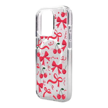 CHERRY RIBBON-Shiny Kılıf MagSafe Özellikli - iPhone 15