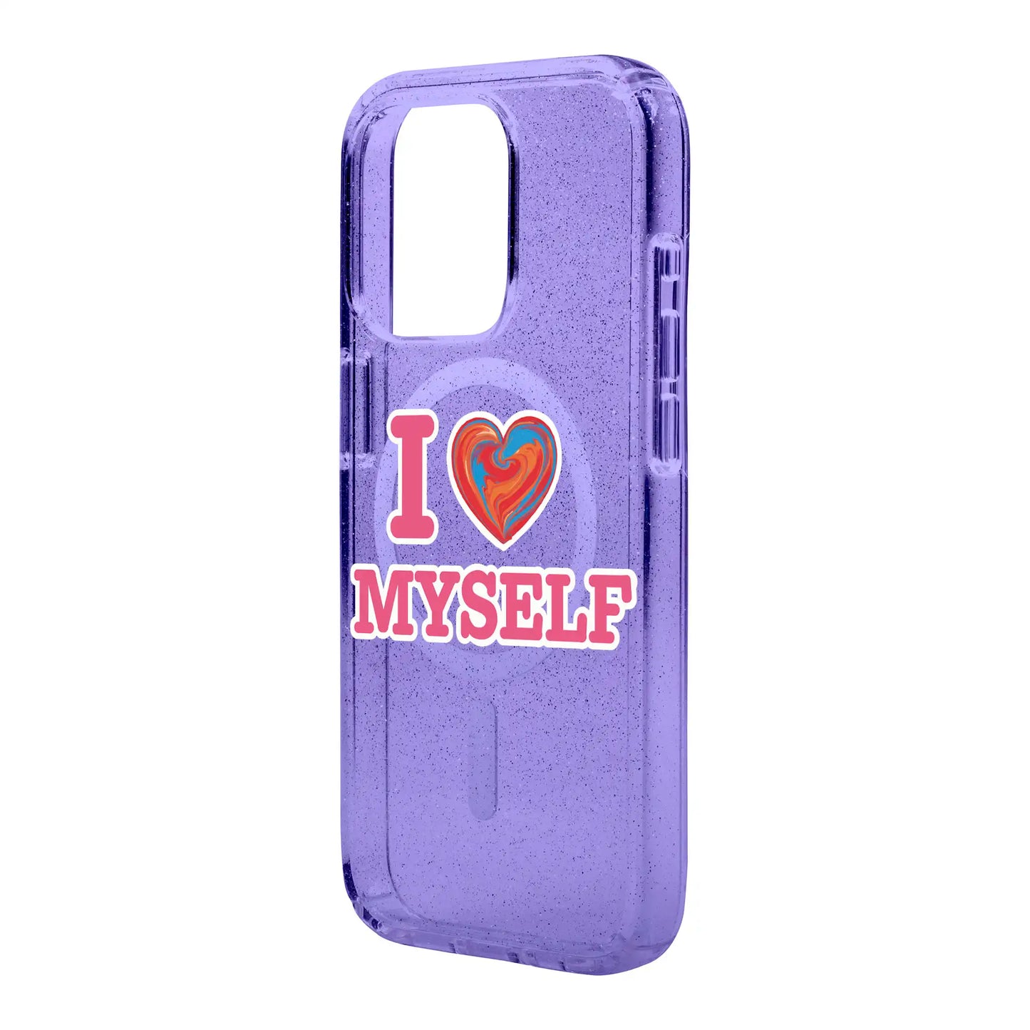 I LOVE MYSELF-Shiny Kılıf MagSafe Özellikli - iPhone 15 Pro