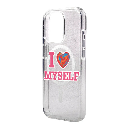 I LOVE MYSELF-Shiny Kılıf MagSafe Özellikli - iPhone 15 Pro