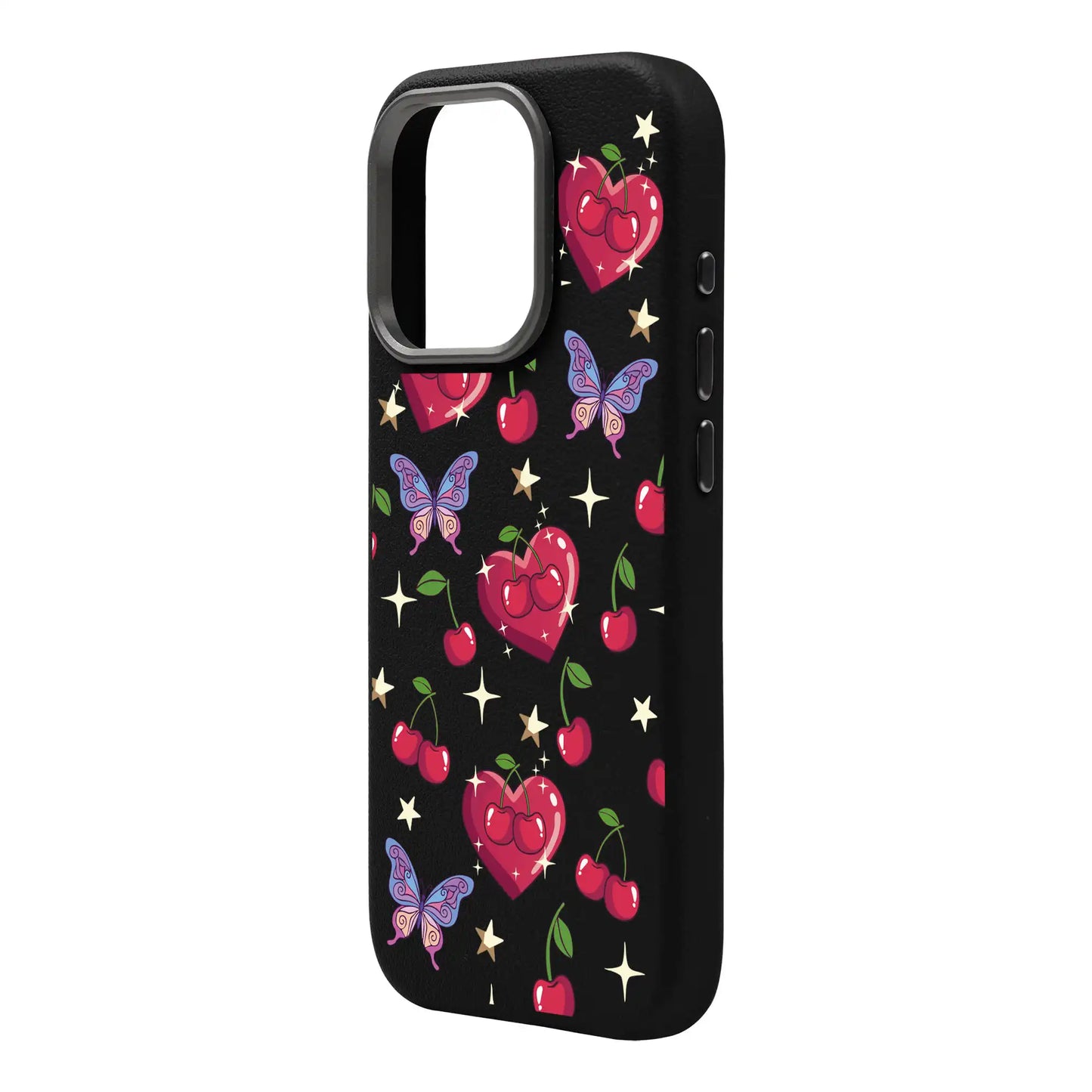 HEART GARDEN-Leather Premium Kılıf MagSafe Özellikli - iPhone 16 Plus
