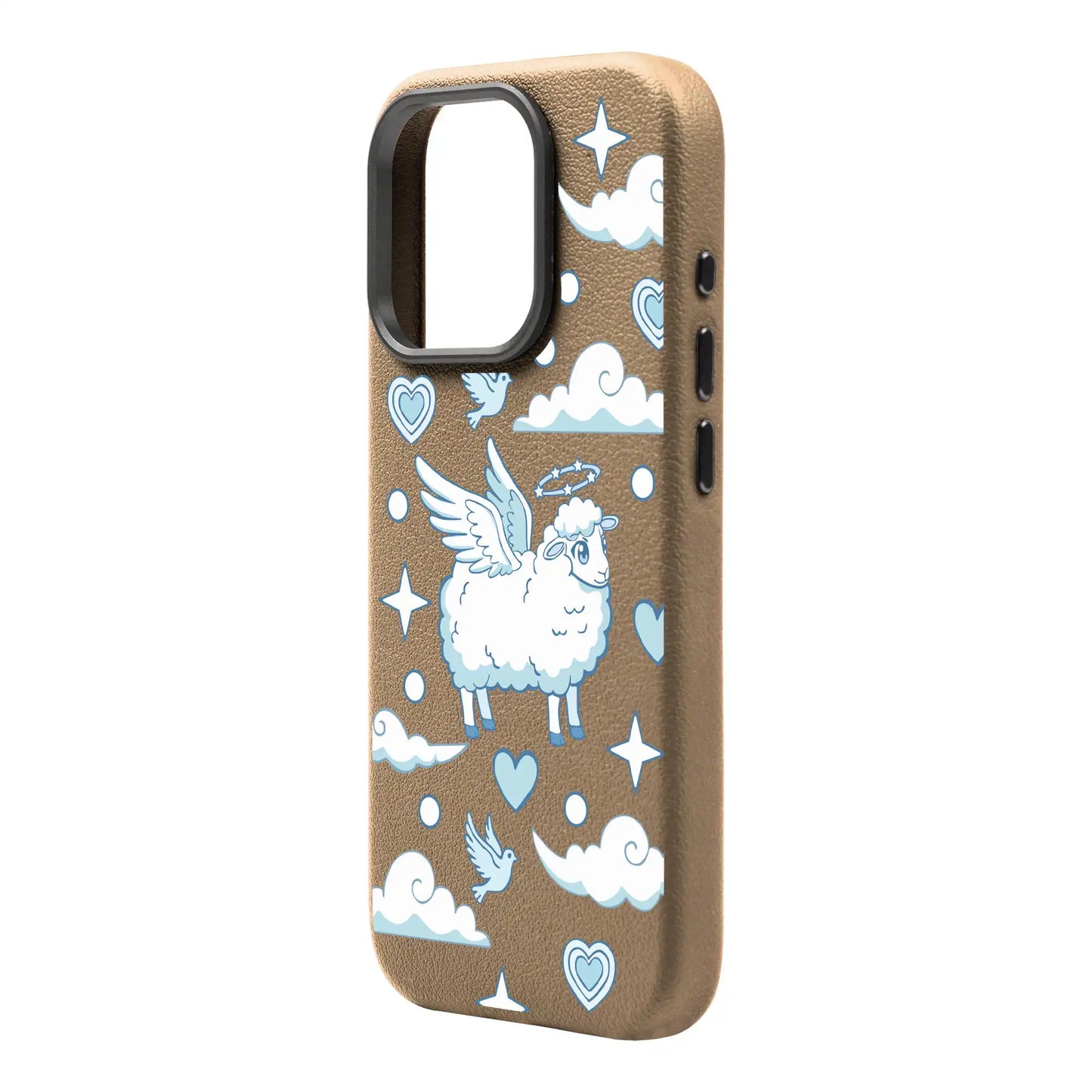 FLYING SHEEP-Leather Premium Kılıf MagSafe Özellikli - iPhone 16 Pro Max