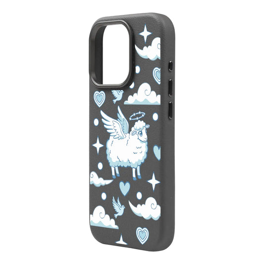 FLYING SHEEP-Leather Premium Kılıf MagSafe Özellikli - iPhone 15 Pro
