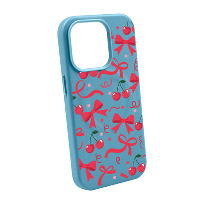 CHERRY RIBBON-Leather Kılıf MagSafe Özellikli - iPhone 11