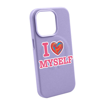 I LOVE MYSELF-Leather Kılıf MagSafe Özellikli - iPhone 11