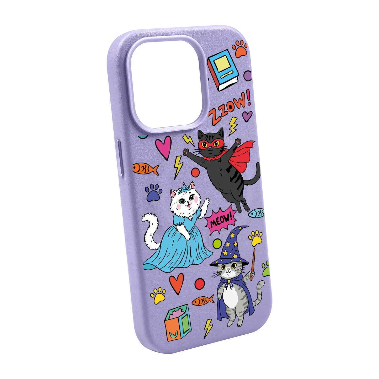 FANTASTIC CATS-iPhone 11 Leather Kılıf MagSafe Özellikli