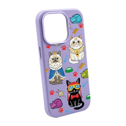 ROYAL CATS-iPhone 14 Plus Leather Kılıf MagSafe Özellikli