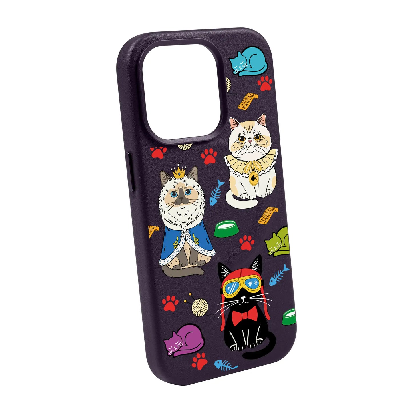 ROYAL CATS-iPhone 14 Pro Leather Kılıf MagSafe Özellikli