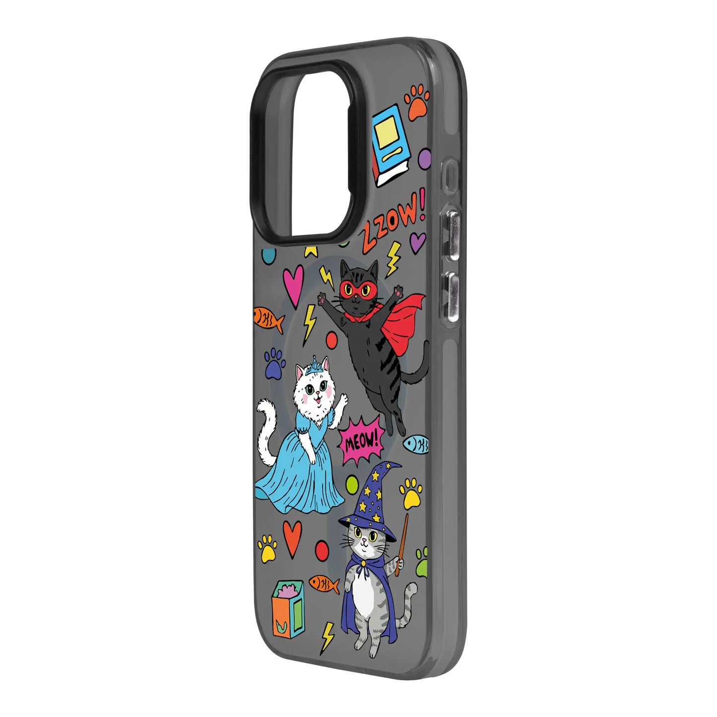 FANTASTIC CATS-iPhone 15 Pro Max Hold Kılıf MagSafe Özellikli