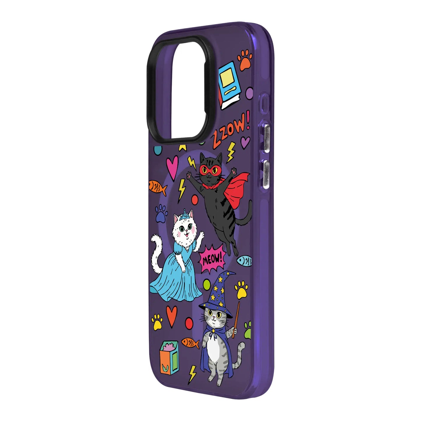 FANTASTIC CATS-iPhone 15 Pro Max Hold Kılıf MagSafe Özellikli