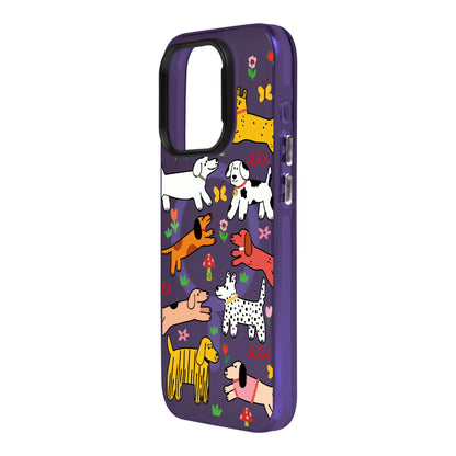 CHEERFUL DOGS-iPhone 14 Hold Kılıf MagSafe Özellikli