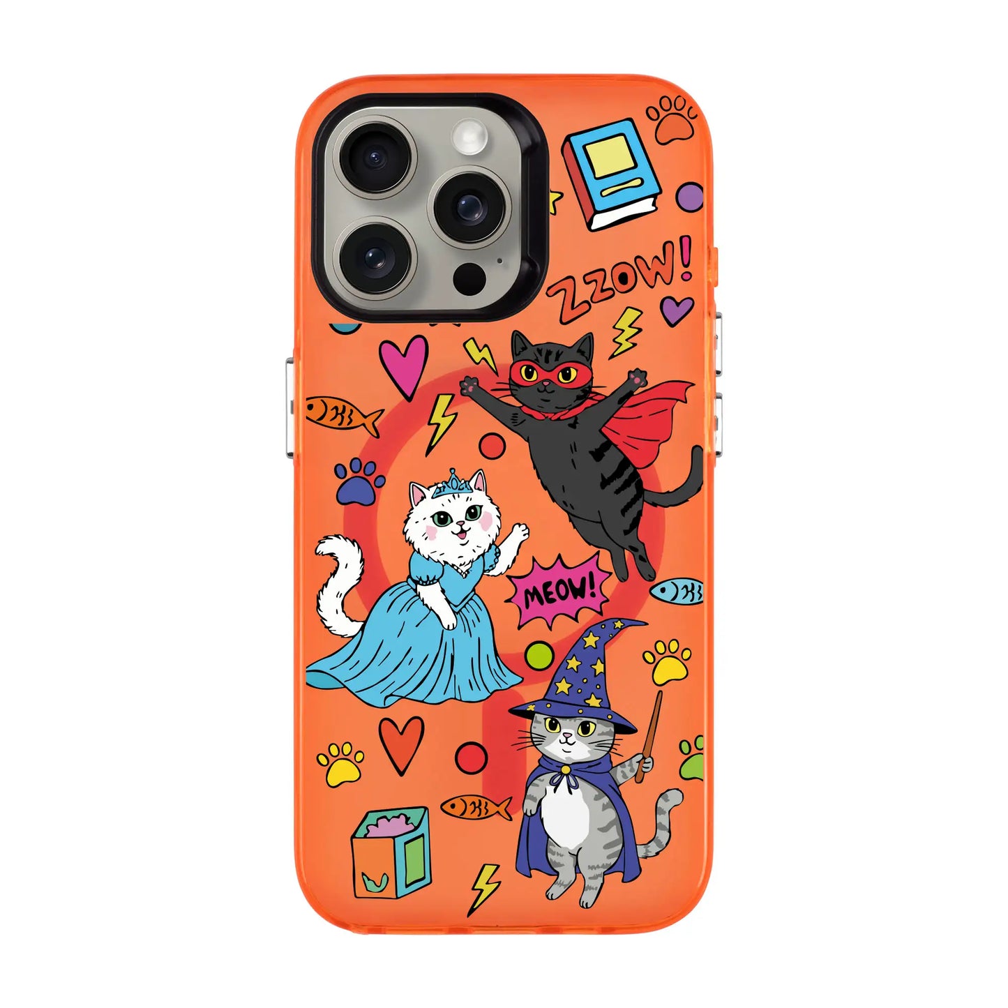 FANTASTIC CATS-iPhone 12 Hold Kılıf MagSafe Özellikli