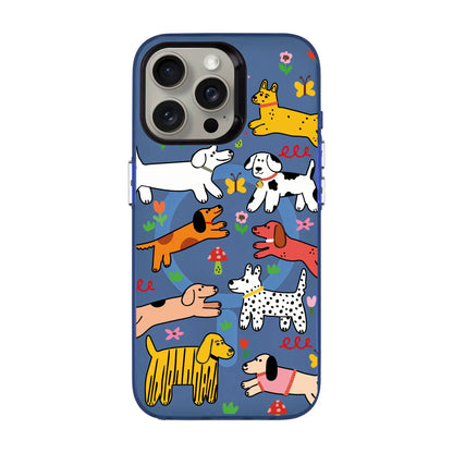 CHEERFUL DOGS-iPhone 14 Hold Kılıf MagSafe Özellikli