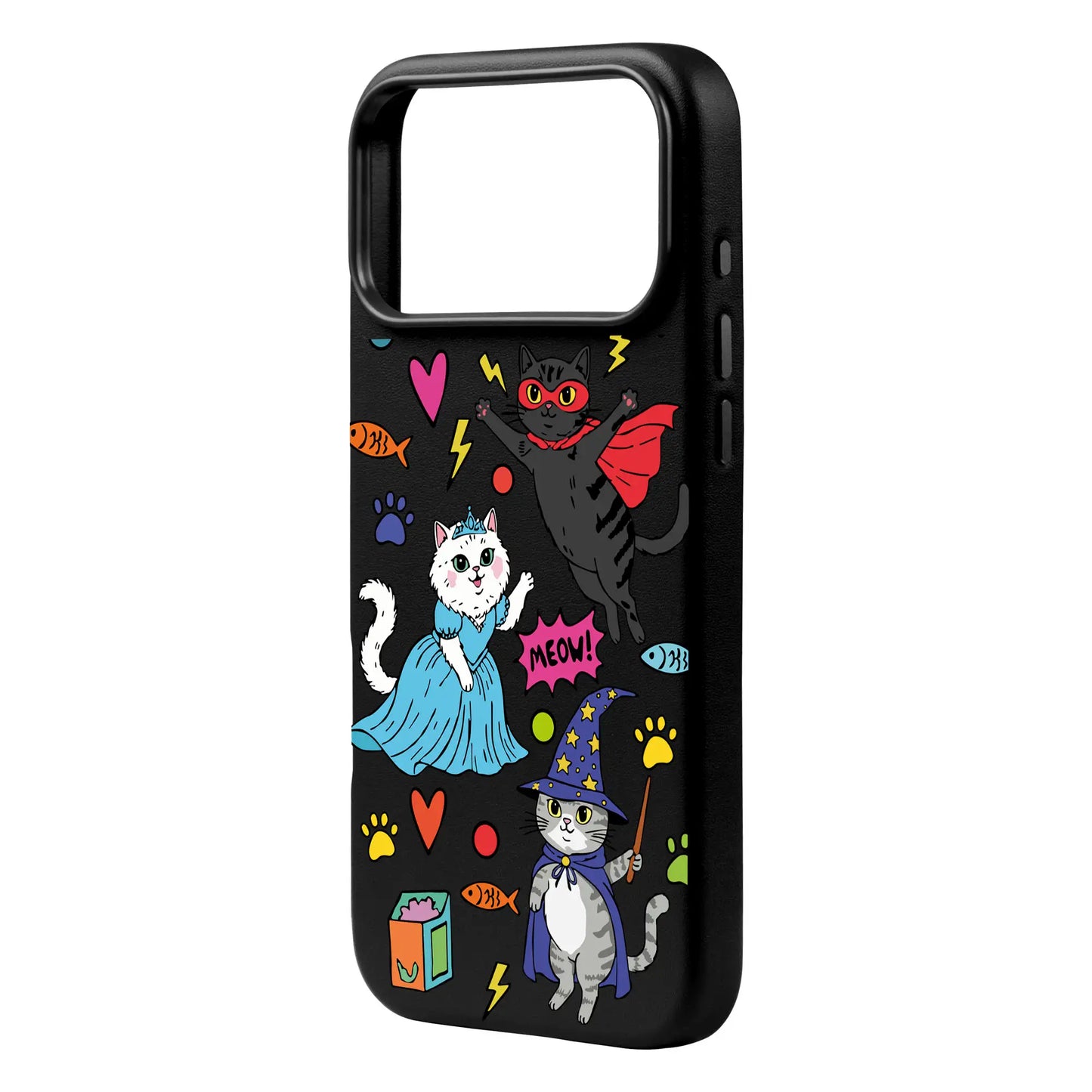 FANTASTIC CATS-iPhone 17 Pro Max Signature Leather Kılıf MagSafe Özellikli