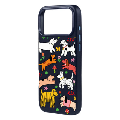 CHEERFUL DOGS-iPhone 17 Signature Leather Kılıf MagSafe Özellikli