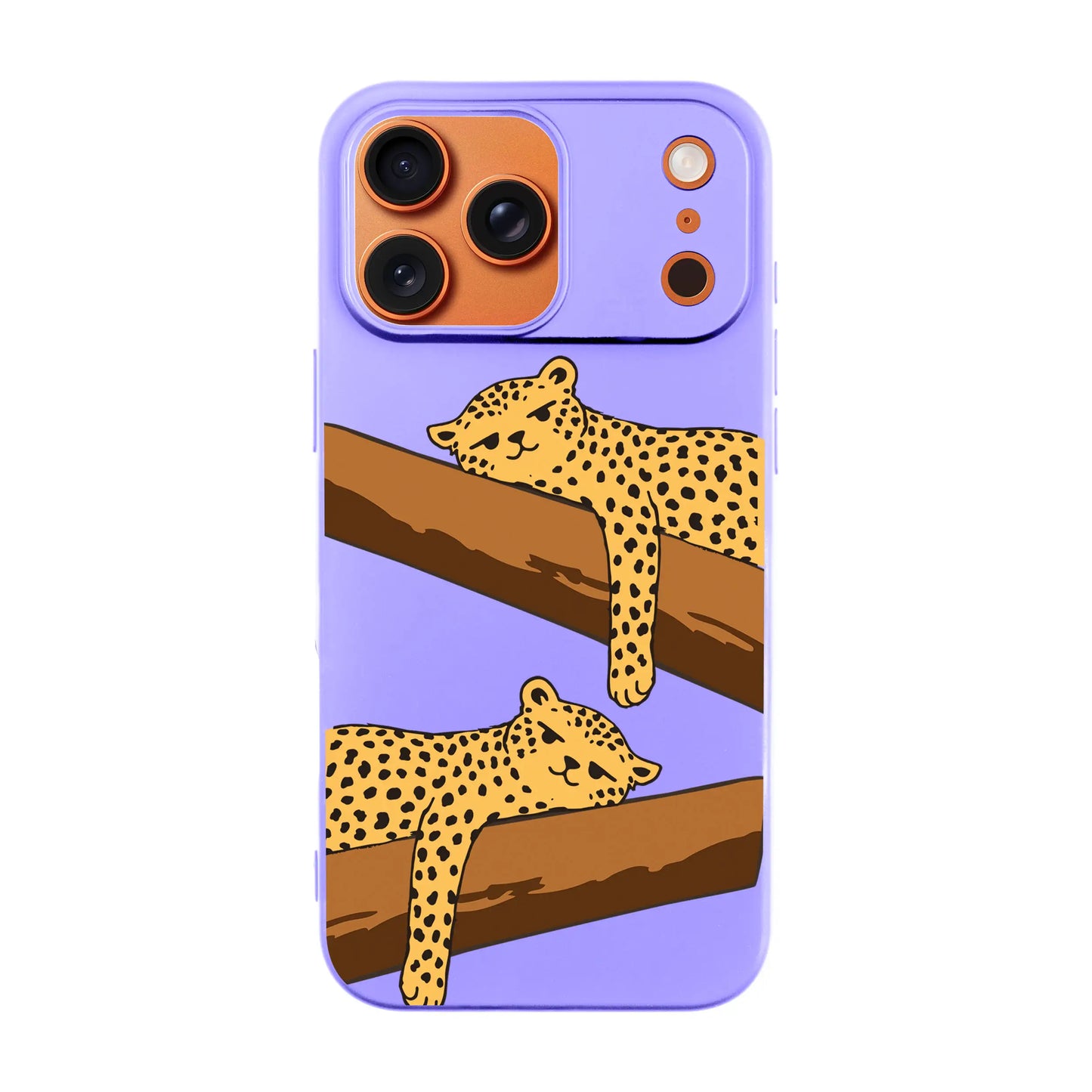 LEOPARD SIESTA-Ultra Silikon Kılıf-iPhone 17 Pro Max