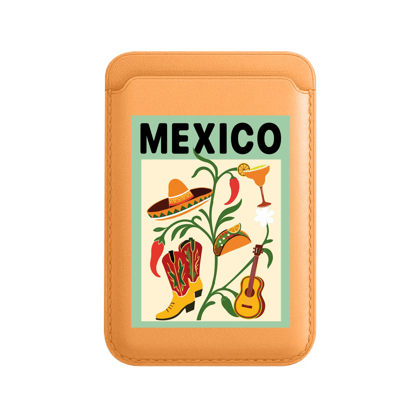 I AM MEXICAN-Leather Kartlık