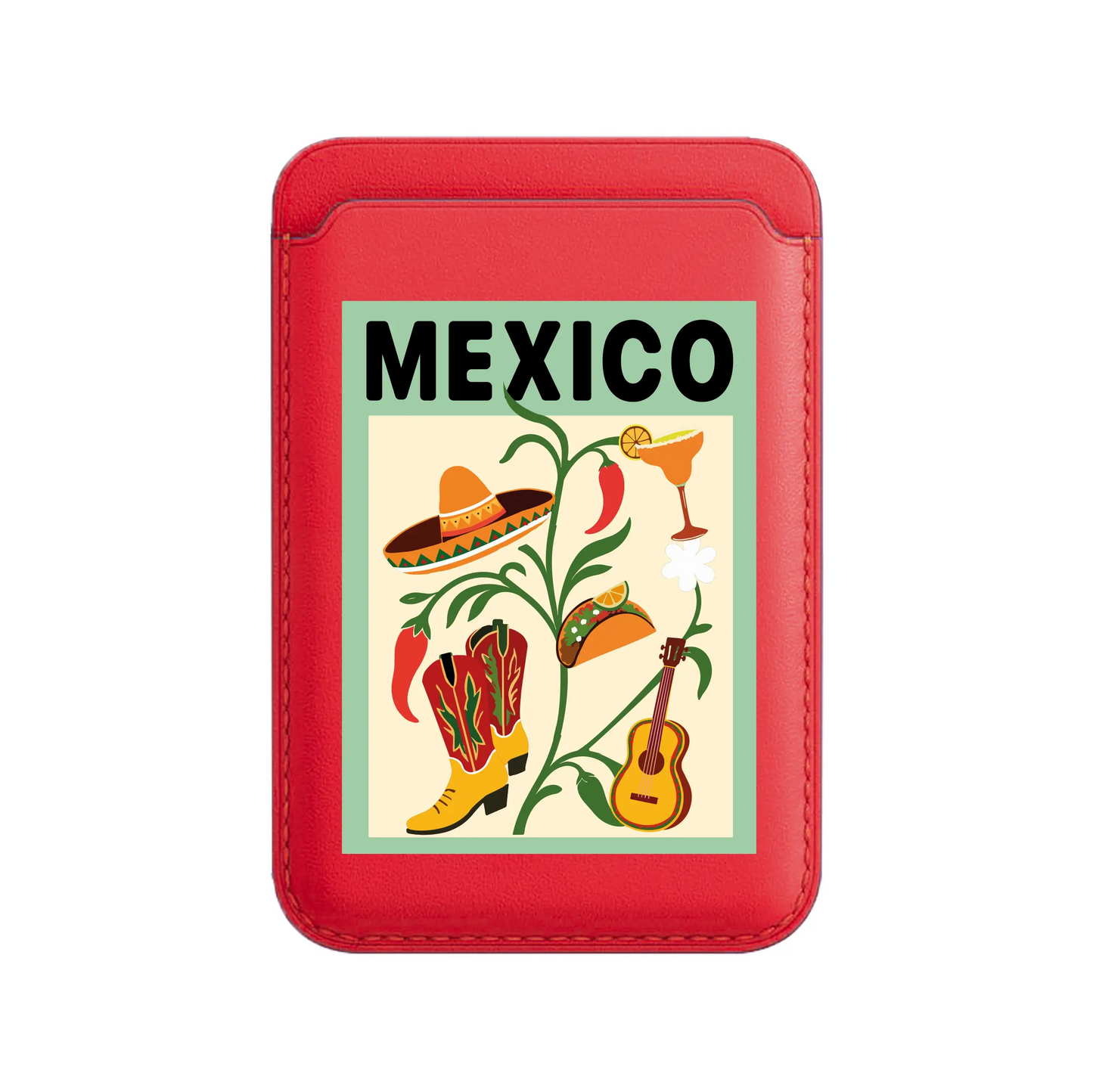 I AM MEXICAN-Leather Kartlık