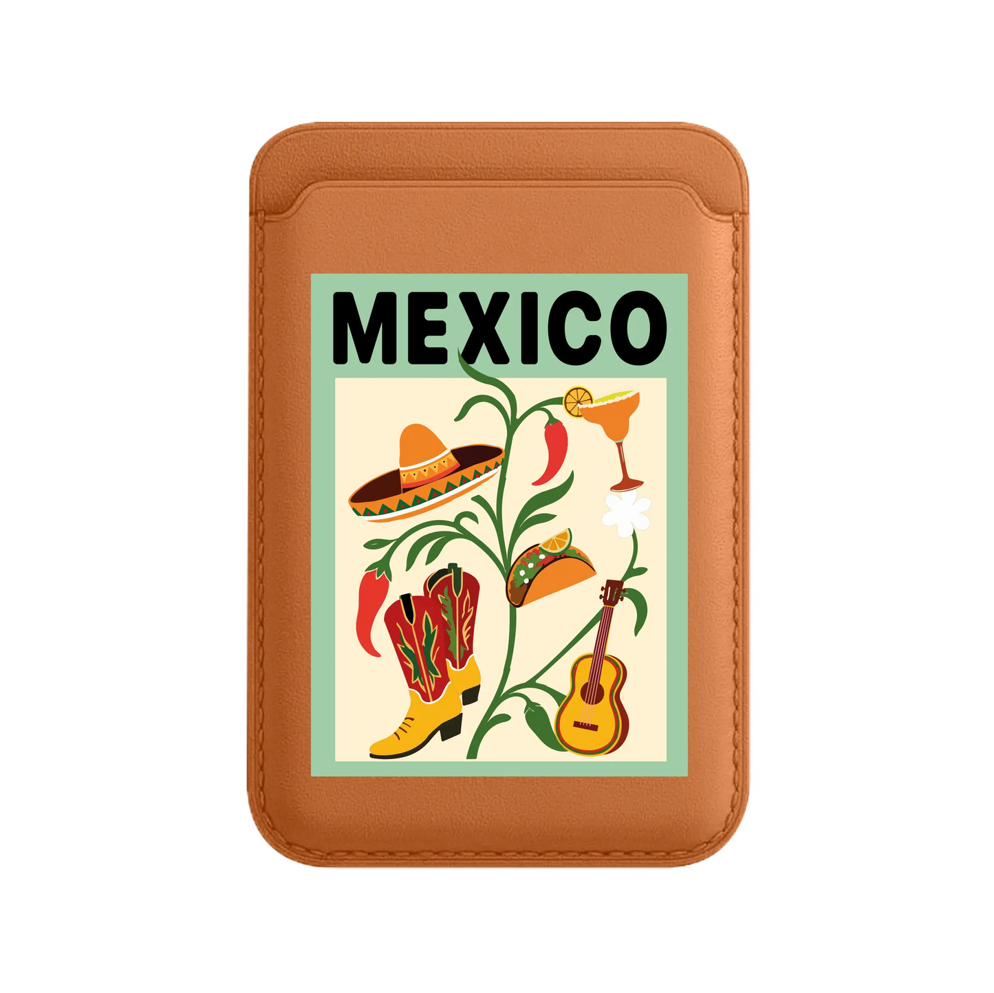 I AM MEXICAN-Leather Kartlık