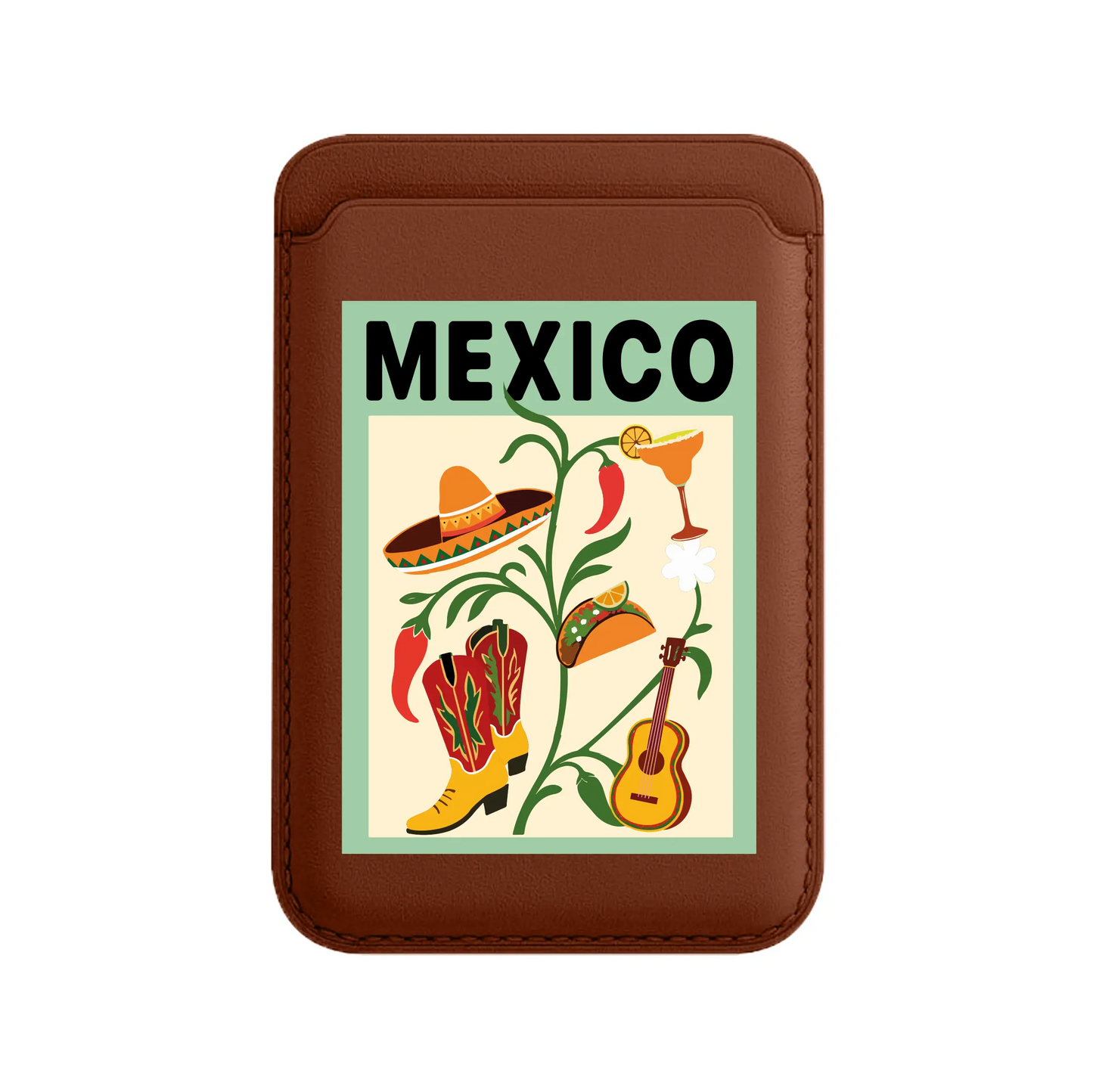 I AM MEXICAN-Leather Kartlık