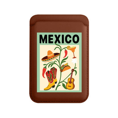 I AM MEXICAN-Leather Kartlık