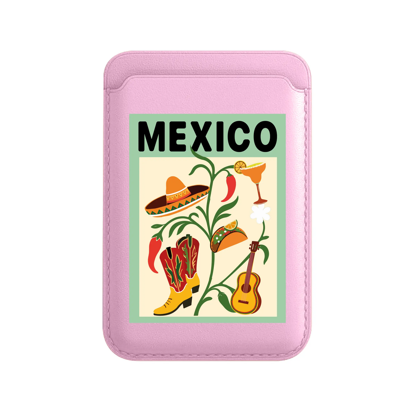 I AM MEXICAN-Leather Kartlık